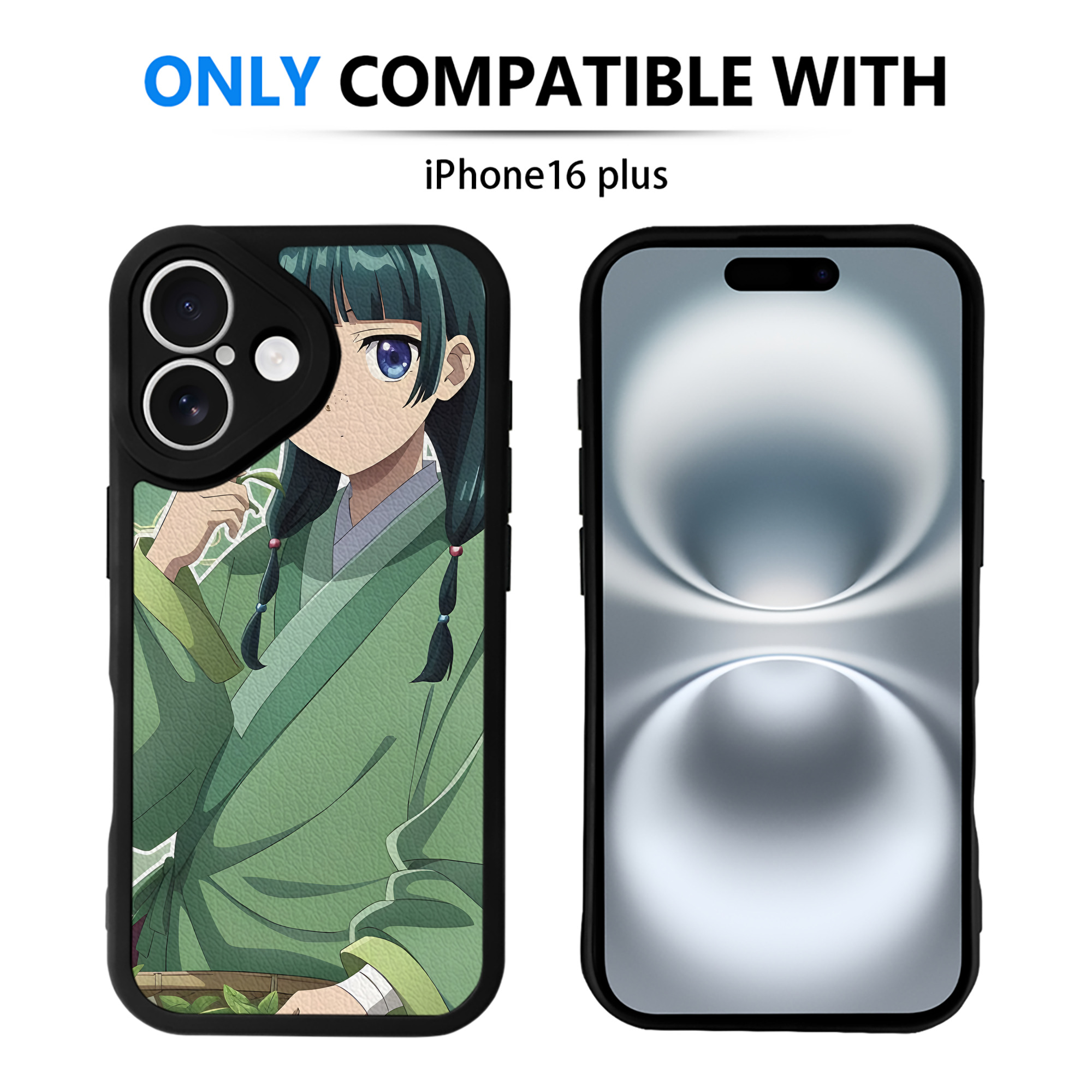 （画像用） 薬屋のひとりごと The Apothecary Diaries 【iPhone 16シリーズ対応】シリコンスマホケース（レザー調） 材質：シリコン